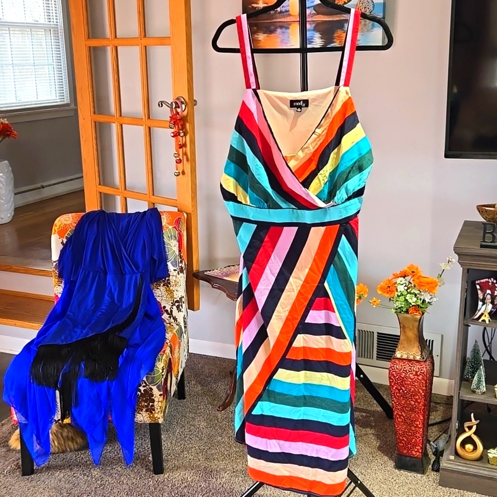 MOD X Colorful Stripe Dress 🌺 SIZE 1X